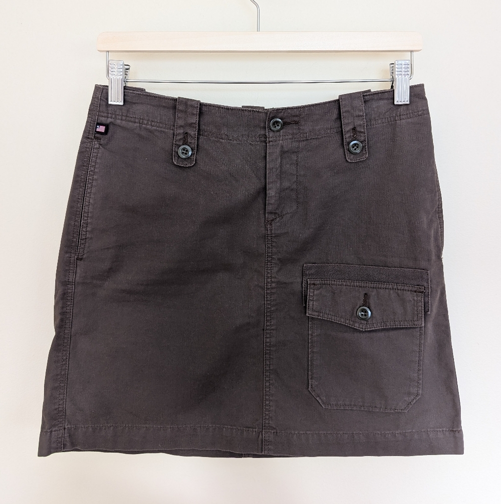Ralph Lauren Polo Jeans Co. Vintage Cargo Mini Skirt 2 Brown